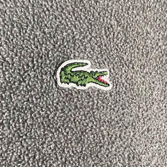 Lacoste Fleece Full Zip Sweat Lightning Chine Size 7 (XXL) - Picture 3 of 11